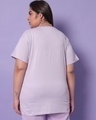 Shop Women's Feel Good Lilac Plus Size Boyfriend T-shirt-Design