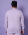 Shop Men's Lilac Plus Size Sweatshirt-Design