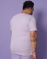 Shop Feel Good Lilac Plus Size Half Sleeve T-shirt-Design