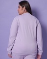 Shop Women's Purple Plus Size Sweatshirt-Design