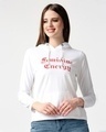 Shop Feminine Energy Full Sleeve Hoodie T-Shirt-Front