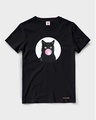 Shop Black Cat Boyfriend Tee-Design