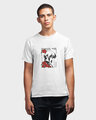 Shop Unisex Lost Soul Anime White T-shirt-Front