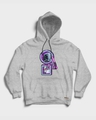 Shop Men's Grey Shapes & Stars Abstract Hoodie-Full