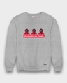Shop Men's Grey "Shapes & Stars Volunteers" Sweatshirt-Full
