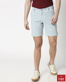 Shop Arctic Blue Men's Chinos Shorts-Front