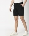Shop Black Men's Chinos Shorts-Design
