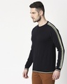 Shop Black Varsity Sweater-Design