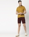Shop Burgundy Men's Chinos Shorts