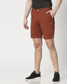 Shop Burnt Orange Men's Chinos Shorts-Design