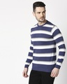 Shop Indigo Blue Striped Sweater-Design