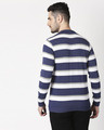 Shop Indigo Blue Striped Sweater-Full