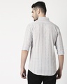 Shop Men's Stone Grey Slim Fit Casual Check Shirt-Full