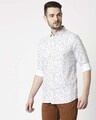 Shop Men's White Slim Fit Casual Print Shirt-Design
