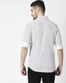 Shop Men's White Slim Fit Casual Print Shirt-Full