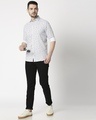 Shop Men's White Slim Fit Casual Print Shirt