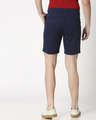 Shop Navy Blue Men's Chinos Shorts-Full