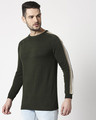 Shop Olive Green Varsity Sweater-Design