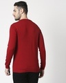 Shop Red Colour Block Sweater-Full