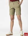 Shop Sage Green Men's Chinos Shorts-Front