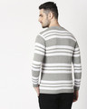 Shop Stone Grey Striped Sweater-Full
