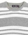 Shop Stone Grey Striped Sweater