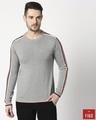 Shop Stone Grey Varsity Sweater-Front