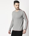 Shop Stone Grey Varsity Sweater-Design