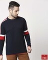 Shop Striped Navy Sweater-Front