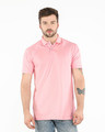 Shop Fiji Pink Raglan Polo T-Shirt-Front