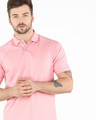 Shop Fiji Pink Raglan Polo T-Shirt