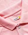 Shop Fiji Pink Raglan Polo T-Shirt