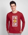 Shop Finisher Full Sleeve T-Shirt-Front