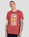 Shop Finsher Half Sleeve T-Shirt-Front
