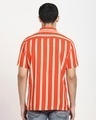 Shop Fire Whirl Dot And Stripe AOP Half Sleeve Shirt-Full