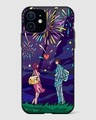 Shop Fireworks Love Premium Glass Case for Apple iPhone 12 Mini-Front