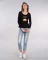 Shop First Love- Momo Scoop Neck Full Sleeve T-Shirt-Design