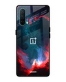 Shop Flames Printed Premium Glass Cover For OnePlus Nord CE (Shock Proof, Impact Resistant)-Front