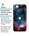Shop Flames Printed Silicon Glass Cover For iPhone SE 2022 (Light Weight, Impact Resistant)-Design