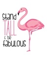Shop Flamingo Fabulous Boyfriend T-Shirt