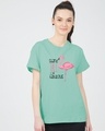 Shop Flamingo Fabulous Boyfriend T-Shirt-Front
