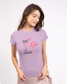 Shop Flamingo Fabulous Half Sleeve T-Shirt-Front