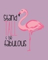 Shop Flamingo Fabulous Half Sleeve T-Shirt-Full