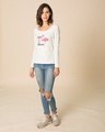 Shop Flamingo Fabulous Scoop Neck Full Sleeve T-Shirt-Design