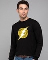 Shop Flash Doodle Logo Fleece Light Sweatshirt (FL)-Front