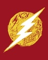 Shop Flash Doodle Logo Half Sleeve T-Shirt (FL)