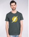 Shop Flash Doodle Logo Half Sleeve T-Shirt (FL)-Front