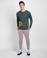 Shop Flash Thunder full Sleeve T-Shirt  (FL) Nimbus Grey-Design