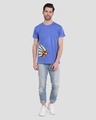 Shop Flash Thunder Half Sleeve T-Shirt  (FL) Blue Haze-Design