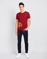 Shop Flash Thunder Half Sleeve T-Shirt  (FL) Bold Red-Full